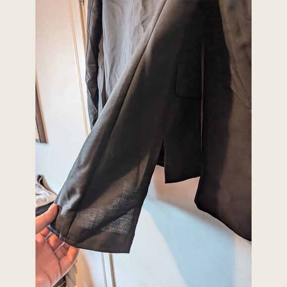 KRIS VAN ASSCHE - Layered black jacket - Sz 52 - Picture 6 of 10